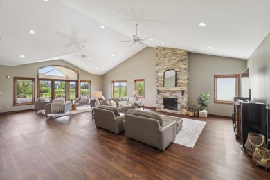 This gorgeous ranch home boasts over 5493 finished sf and backs on Cedar Pointe Golf Course in Iowa - for sale on GolfHomes.com, golf home, golf lot