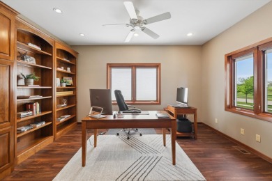 This gorgeous ranch home boasts over 5493 finished sf and backs on Cedar Pointe Golf Course in Iowa - for sale on GolfHomes.com, golf home, golf lot