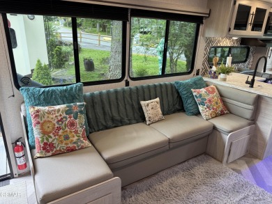 Beautifully landscaped pull-through corner RV lot in the sought on Bent Creek Golf Course in Tennessee - for sale on GolfHomes.com, golf home, golf lot