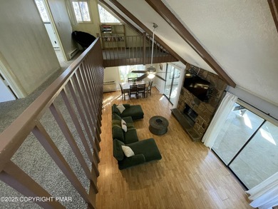 Welcome to your new mountain retreat! This beautiful 3-bedroom on Pocono Farms Country Club in Pennsylvania - for sale on GolfHomes.com, golf home, golf lot