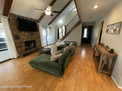 Welcome to your new mountain retreat! This beautiful 3-bedroom on Pocono Farms Country Club in Pennsylvania - for sale on GolfHomes.com, golf home, golf lot