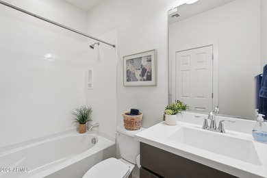 This fully furnished and turn-key light-filled home designed for on Encanterra Country Club in Arizona - for sale on GolfHomes.com, golf home, golf lot