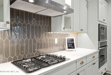 Like new, crisp, modern Villa with designer finishes throughout on Palm Valley Golf Club in Florida - for sale on GolfHomes.com, golf home, golf lot