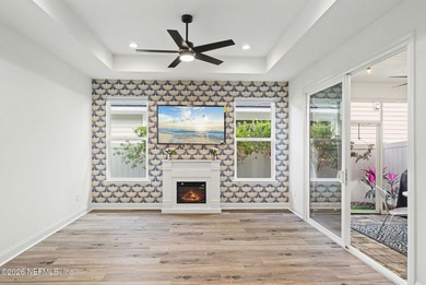 Like new, crisp, modern Villa with designer finishes throughout on Palm Valley Golf Club in Florida - for sale on GolfHomes.com, golf home, golf lot