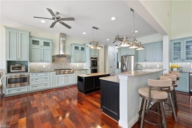 This home features water views from nearly every room on Cavalier Golf and Yacht Club in Virginia - for sale on GolfHomes.com, golf home, golf lot