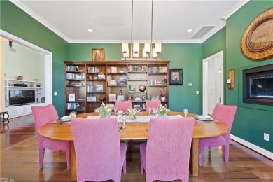 This home features water views from nearly every room on Cavalier Golf and Yacht Club in Virginia - for sale on GolfHomes.com, golf home, golf lot