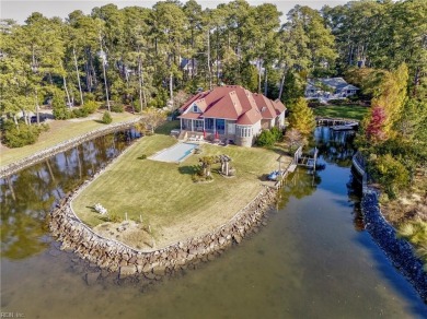 This home features water views from nearly every room on Cavalier Golf and Yacht Club in Virginia - for sale on GolfHomes.com, golf home, golf lot