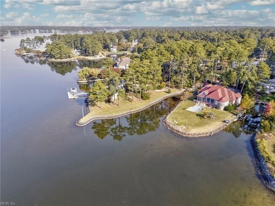 This home features water views from nearly every room on Cavalier Golf and Yacht Club in Virginia - for sale on GolfHomes.com, golf home, golf lot