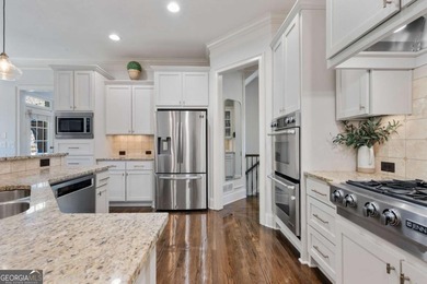 Welcome to 2230 Cambridge Hill Court, an elegant 3-story home on Hamilton Mill Golf Club in Georgia - for sale on GolfHomes.com, golf home, golf lot