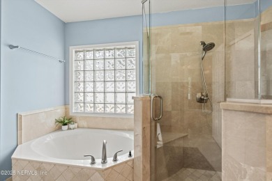 Tucked on a private 1.3-acre lot with no neighbor directly on Jacksonville Beach Golf Course in Florida - for sale on GolfHomes.com, golf home, golf lot