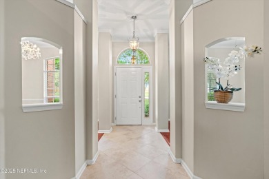 Tucked on a private 1.3-acre lot with no neighbor directly on Jacksonville Beach Golf Course in Florida - for sale on GolfHomes.com, golf home, golf lot