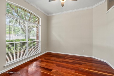 Tucked on a private 1.3-acre lot with no neighbor directly on Jacksonville Beach Golf Course in Florida - for sale on GolfHomes.com, golf home, golf lot