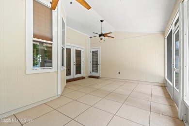 Tucked on a private 1.3-acre lot with no neighbor directly on Jacksonville Beach Golf Course in Florida - for sale on GolfHomes.com, golf home, golf lot