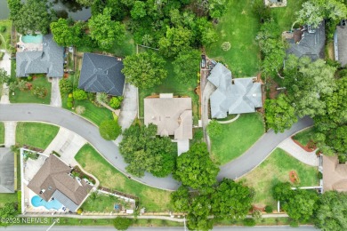 Tucked on a private 1.3-acre lot with no neighbor directly on Jacksonville Beach Golf Course in Florida - for sale on GolfHomes.com, golf home, golf lot