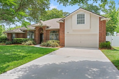 Tucked on a private 1.3-acre lot with no neighbor directly on Jacksonville Beach Golf Course in Florida - for sale on GolfHomes.com, golf home, golf lot