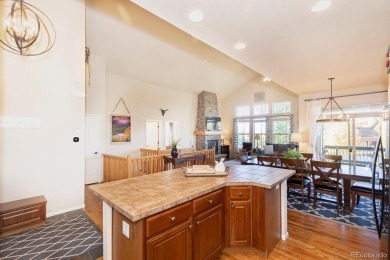 This stunning open Ranch plan is nestled at the end of a on Headwaters Golf Course At Granby Ranch in Colorado - for sale on GolfHomes.com, golf home, golf lot