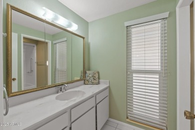 Location, location! This charming 3-bedroom, 2.5-bath home in on PalmBrook Country Club in Arizona - for sale on GolfHomes.com, golf home, golf lot