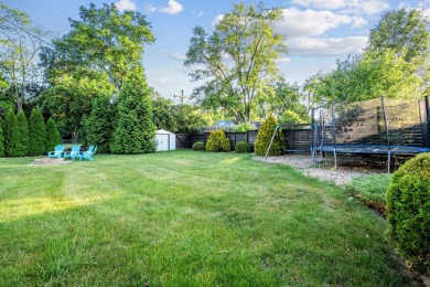 Stunning Stone and Cedar Ranch on a huge corner lot in desirable on White Pines Golf Course in Illinois - for sale on GolfHomes.com, golf home, golf lot