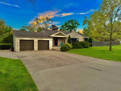 Stunning Stone and Cedar Ranch on a huge corner lot in desirable on White Pines Golf Course in Illinois - for sale on GolfHomes.com, golf home, golf lot