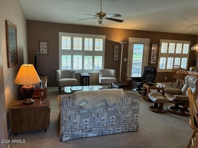 GOLF Course home, with 2 Bedrooms, Den & 2 Baths. Open concept on Sunland Springs Golf Course  in Arizona - for sale on GolfHomes.com, golf home, golf lot