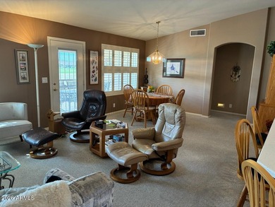 GOLF Course home, with 2 Bedrooms, Den & 2 Baths. Open concept on Sunland Springs Golf Course  in Arizona - for sale on GolfHomes.com, golf home, golf lot