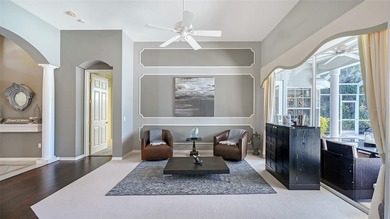 Welcome to this single-story home in the gated community of on University Park Country Club in Florida - for sale on GolfHomes.com, golf home, golf lot