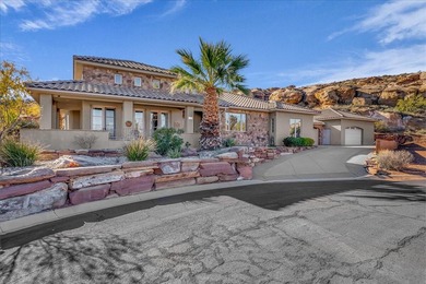 Stunning custom home on 1.10 acres in the gated community of on St. George Golf Course in Utah - for sale on GolfHomes.com, golf home, golf lot