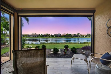 Luxuriously Upgraded Roma Model with Pond Views & Room for a on Esplanade Golf and Country at Lakewood Ranch in Florida - for sale on GolfHomes.com, golf home, golf lot