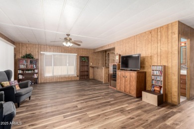 Step into your ideal 55+ lifestyle w/ this 2-bed/2-bath home in on Sun Lakes Country Club in Arizona - for sale on GolfHomes.com, golf home, golf lot