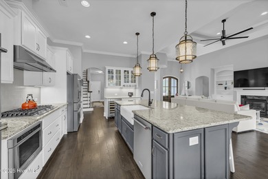 This exceptional home blends refined finishes, thoughtful design on Cape Fear National At Brunswick Forest in North Carolina - for sale on GolfHomes.com, golf home, golf lot