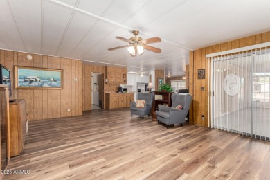Step into your ideal 55+ lifestyle w/ this 2-bed/2-bath home in on Sun Lakes Country Club in Arizona - for sale on GolfHomes.com, golf home, golf lot