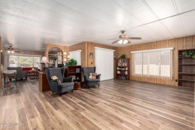 Step into your ideal 55+ lifestyle w/ this 2-bed/2-bath home in on Sun Lakes Country Club in Arizona - for sale on GolfHomes.com, golf home, golf lot