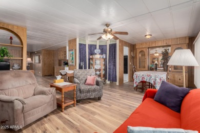 Step into your ideal 55+ lifestyle w/ this 2-bed/2-bath home in on Sun Lakes Country Club in Arizona - for sale on GolfHomes.com, golf home, golf lot