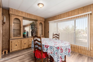 Step into your ideal 55+ lifestyle w/ this 2-bed/2-bath home in on Sun Lakes Country Club in Arizona - for sale on GolfHomes.com, golf home, golf lot