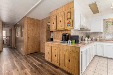 Step into your ideal 55+ lifestyle w/ this 2-bed/2-bath home in on Sun Lakes Country Club in Arizona - for sale on GolfHomes.com, golf home, golf lot