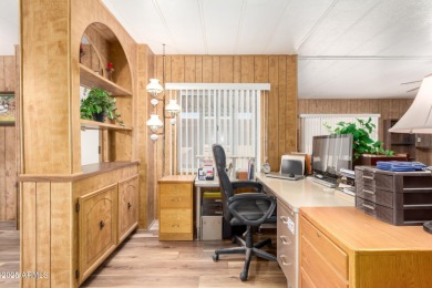 Step into your ideal 55+ lifestyle w/ this 2-bed/2-bath home in on Sun Lakes Country Club in Arizona - for sale on GolfHomes.com, golf home, golf lot