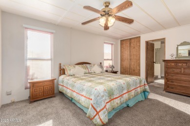 Step into your ideal 55+ lifestyle w/ this 2-bed/2-bath home in on Sun Lakes Country Club in Arizona - for sale on GolfHomes.com, golf home, golf lot