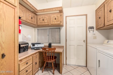 Step into your ideal 55+ lifestyle w/ this 2-bed/2-bath home in on Sun Lakes Country Club in Arizona - for sale on GolfHomes.com, golf home, golf lot