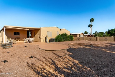 Step into your ideal 55+ lifestyle w/ this 2-bed/2-bath home in on Sun Lakes Country Club in Arizona - for sale on GolfHomes.com, golf home, golf lot