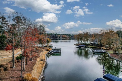 This stunning 4-bedroom, 4.5-bath lakefront home on the Richland on Harbor Club Golf and Country Club in Georgia - for sale on GolfHomes.com, golf home, golf lot