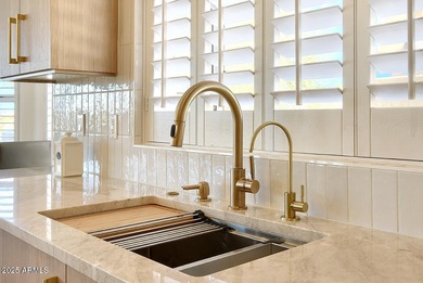 Sophisticated Single-Level Living with Breathtaking City Lights on Ancala Country Club in Arizona - for sale on GolfHomes.com, golf home, golf lot