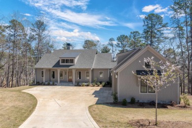 This exquisite new home in the prestigious Richland Pointe on Reynolds Lake Oconee - The Oconee in Georgia - for sale on GolfHomes.com, golf home, golf lot