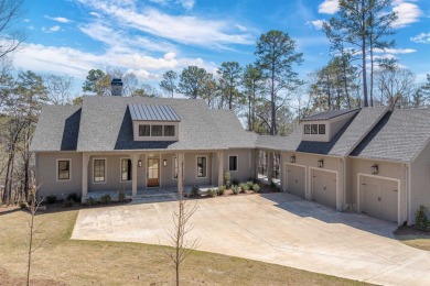 This exquisite new home in the prestigious Richland Pointe on Reynolds Lake Oconee - The Oconee in Georgia - for sale on GolfHomes.com, golf home, golf lot