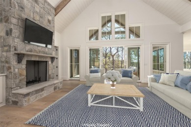 This exquisite new home in the prestigious Richland Pointe on Reynolds Lake Oconee - The Oconee in Georgia - for sale on GolfHomes.com, golf home, golf lot