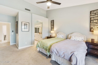 Resort-style living with stunning LAKE, GOLF course, and on Oakwood Golf Club  in Arizona - for sale on GolfHomes.com, golf home, golf lot