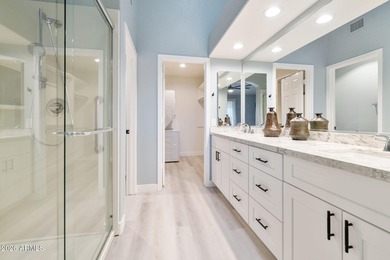 Resort-style living with stunning LAKE, GOLF course, and on Oakwood Golf Club  in Arizona - for sale on GolfHomes.com, golf home, golf lot