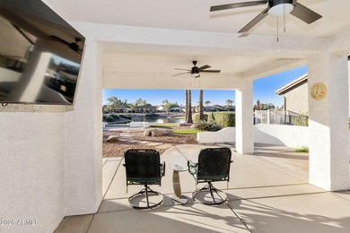 Resort-style living with stunning LAKE, GOLF course, and on Oakwood Golf Club  in Arizona - for sale on GolfHomes.com, golf home, golf lot