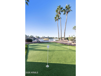 Resort-style living with stunning LAKE, GOLF course, and on Oakwood Golf Club  in Arizona - for sale on GolfHomes.com, golf home, golf lot