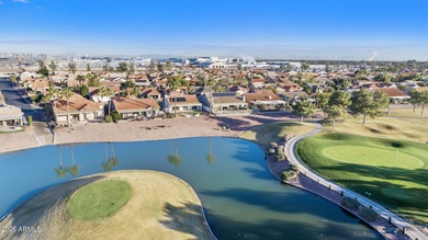 Resort-style living with stunning LAKE, GOLF course, and on Oakwood Golf Club  in Arizona - for sale on GolfHomes.com, golf home, golf lot