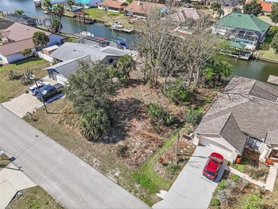 Start with the water. Build the rest.

This 80 by 125 foot on Palm Harbor Golf Club in Florida - for sale on GolfHomes.com, golf home, golf lot